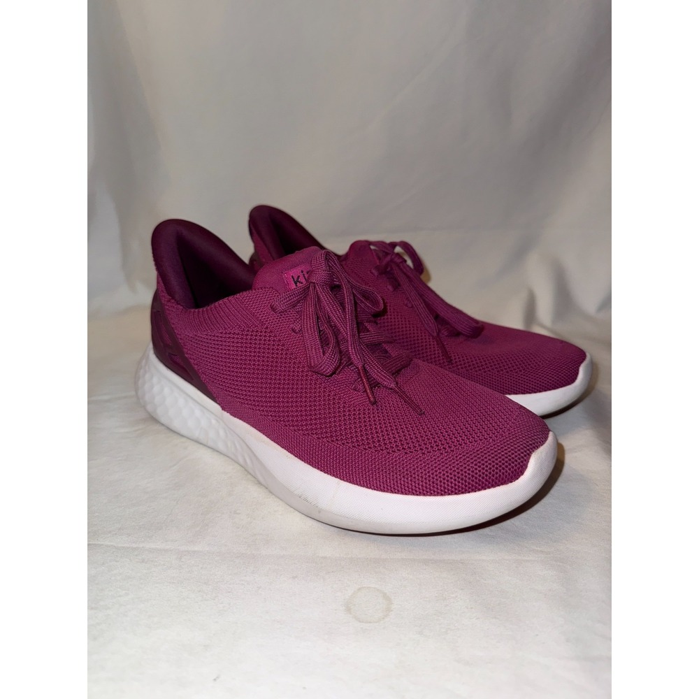 Kizik Athens Hands-Free Sneakers Sangria Purple E2FC DATHCP01-10 Mens 5.5 W 7